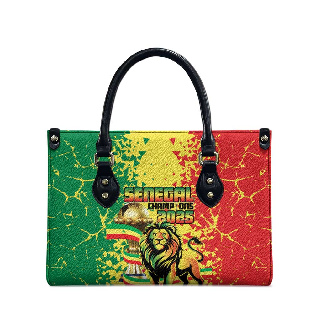 Senegal Football Leather Bag We Are the Champions