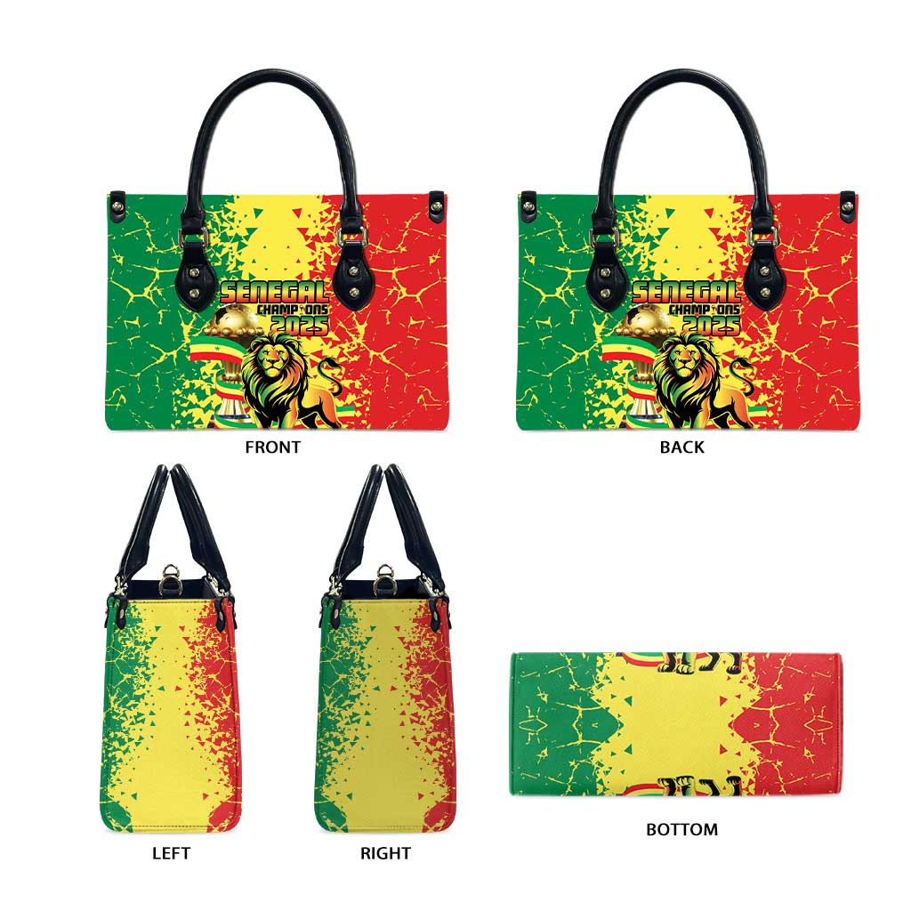 Senegal Football Leather Bag We Are the Champions