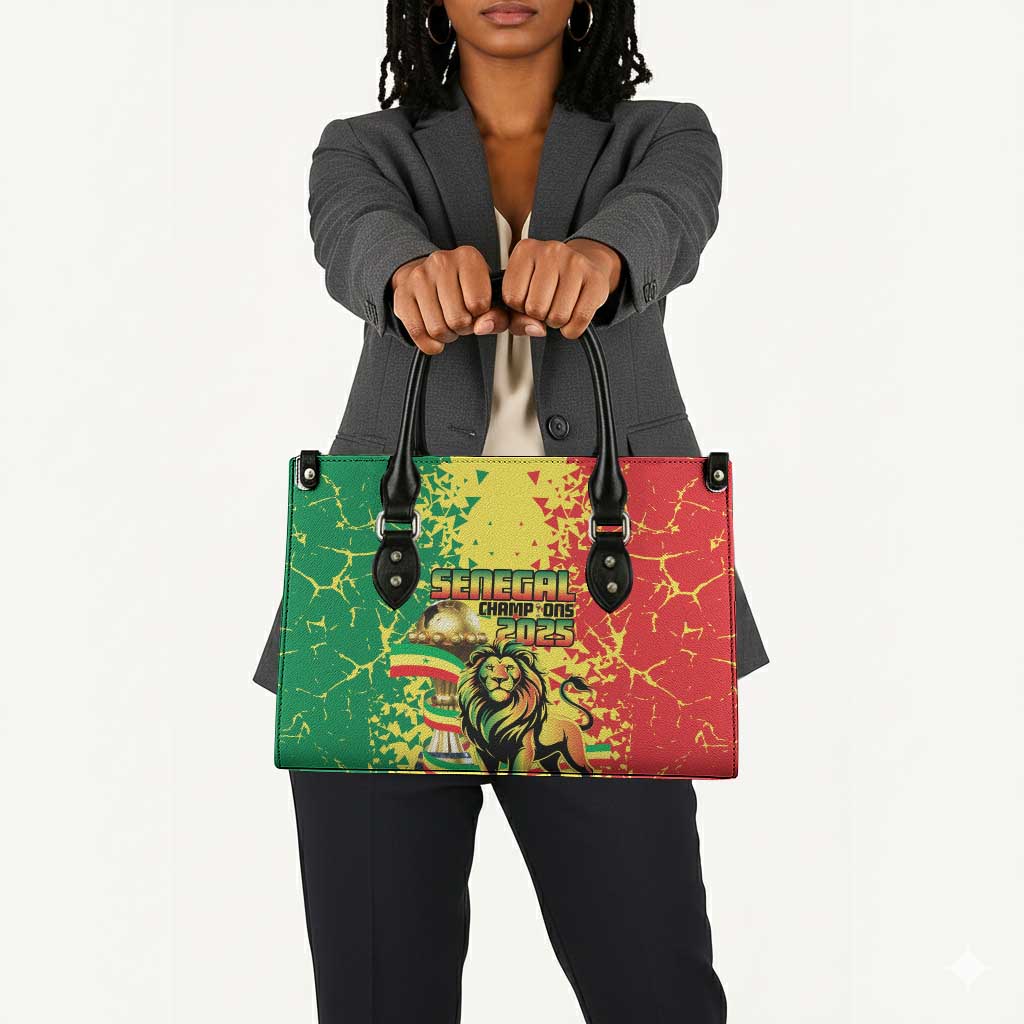 Senegal Football Leather Bag We Are the Champions