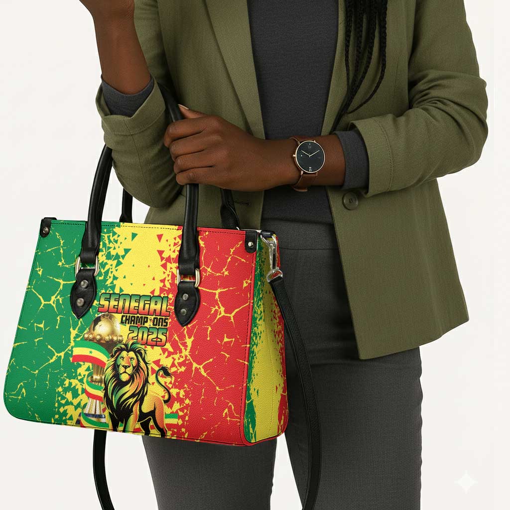 Senegal Football Leather Bag We Are the Champions
