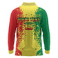 Custom Senegal Football Long Sleeve Polo Shirt We Are the Champions