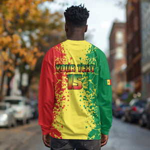 Custom Senegal Football Long Sleeve Shirt We Are the Champions