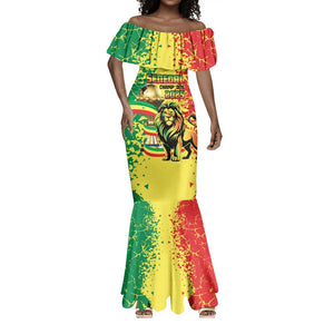 Custom Senegal Football Mermaid Dress We Are the Champions