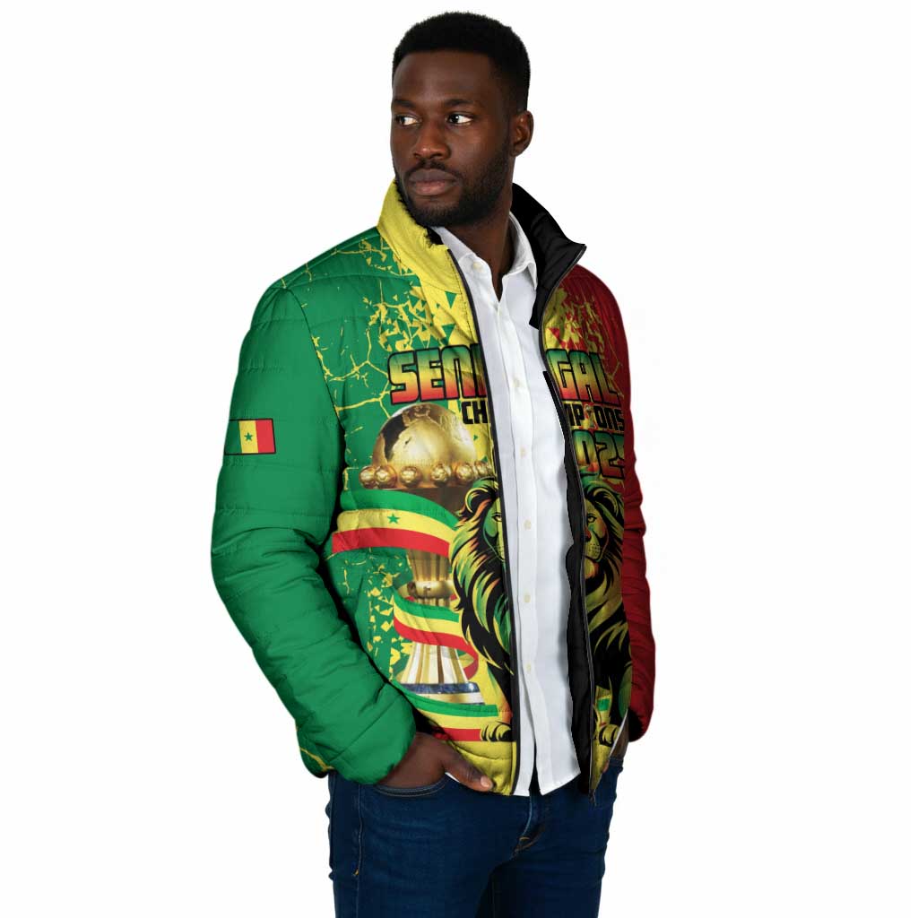 Custom Senegal Football Padded Jacket We Are the Champions