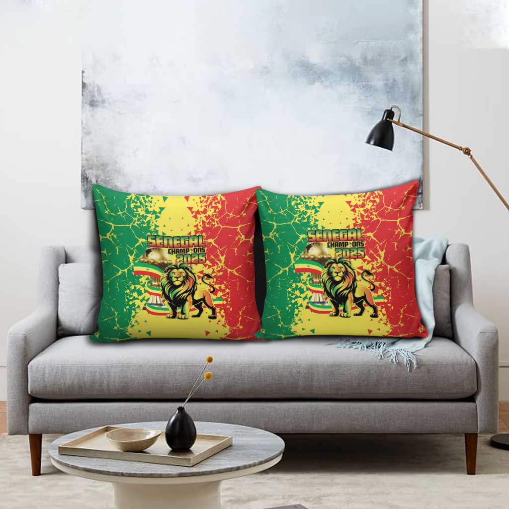 Senegal Football Pillow Cover We Are the Champions