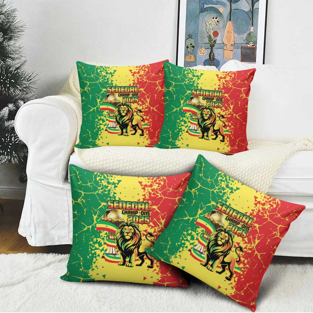 Senegal Football Pillow Cover We Are the Champions