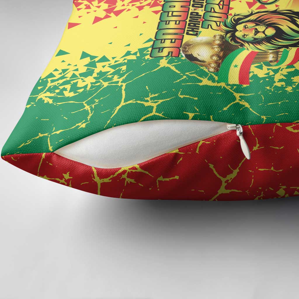 Senegal Football Pillow Cover We Are the Champions