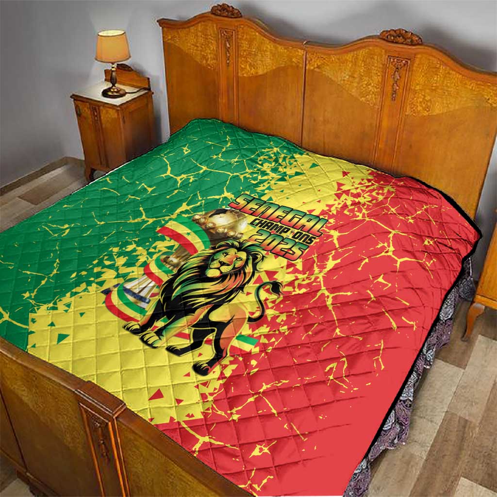 Senegal Football Quilt We Are the Champions