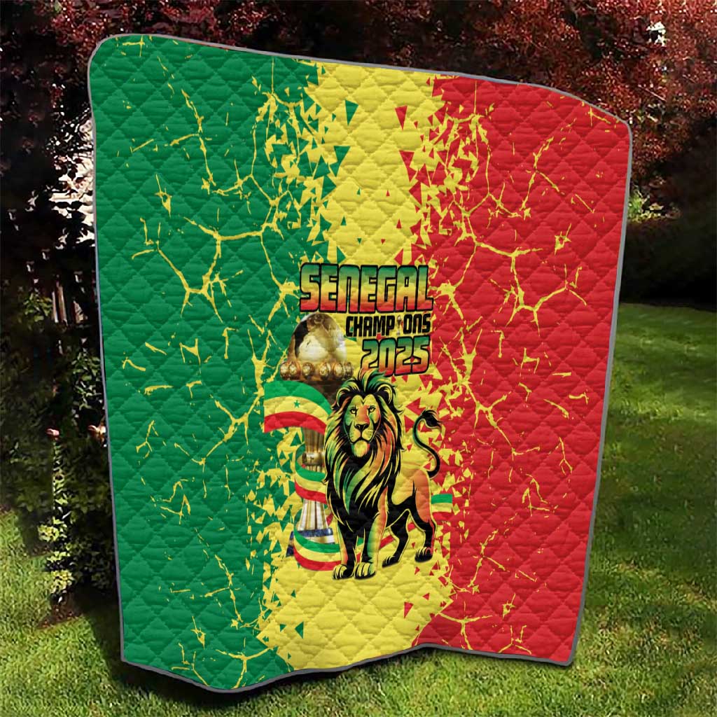 Senegal Football Quilt We Are the Champions