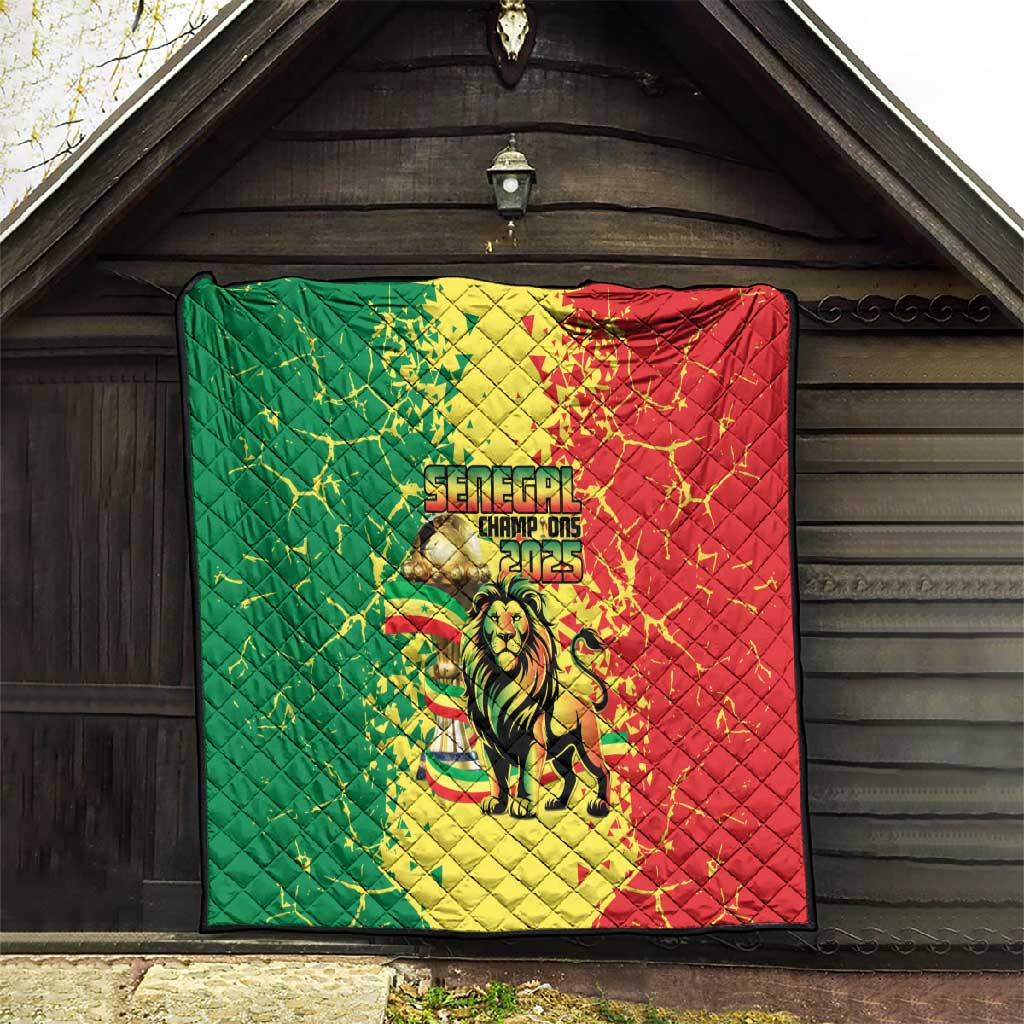 Senegal Football Quilt We Are the Champions