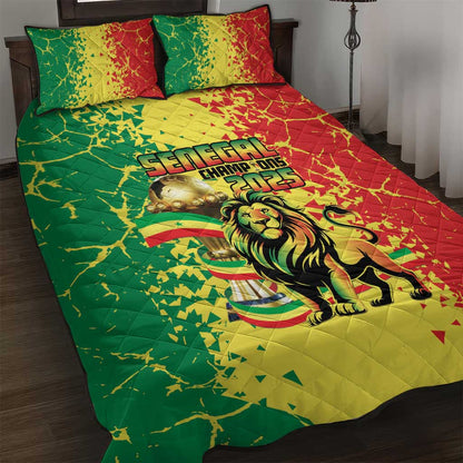 Senegal Football Quilt Bed Set We Are the Champions