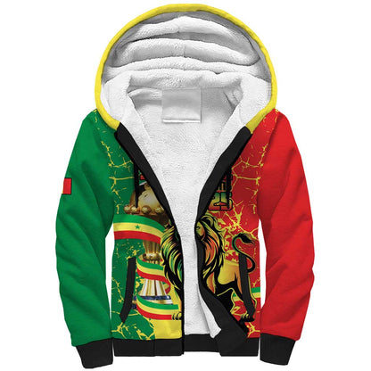 Custom Senegal Football Sherpa Hoodie We Are the Champions
