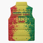 Custom Senegal Football Sleeveless Puffer Jacket We Are the Champions