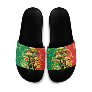 Senegal Football Slide Sandals We Are the Champions