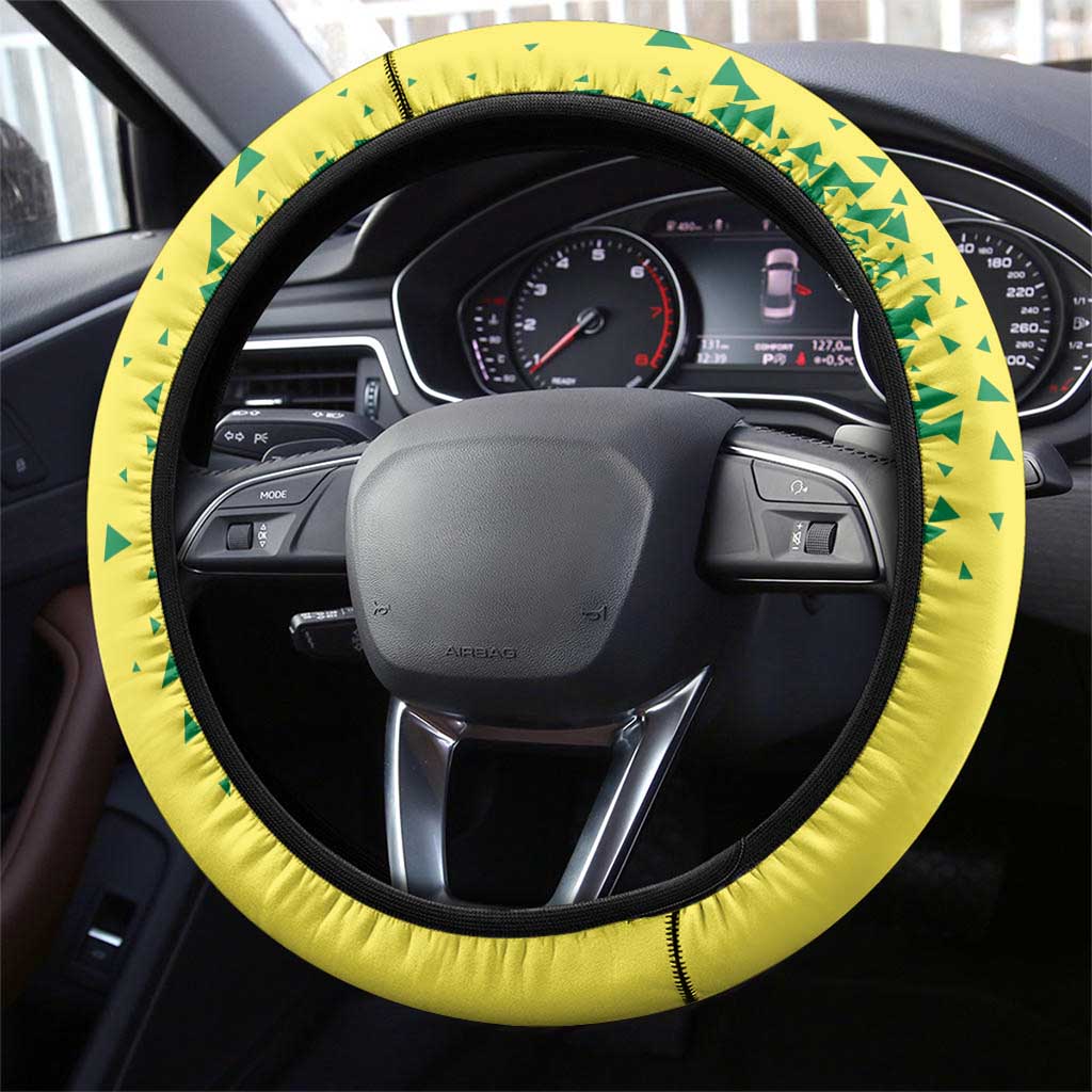 Senegal Football Steering Wheel Cover We Are the Champions