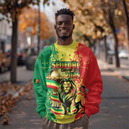 Custom Senegal Football Sweatshirt We Are the Champions