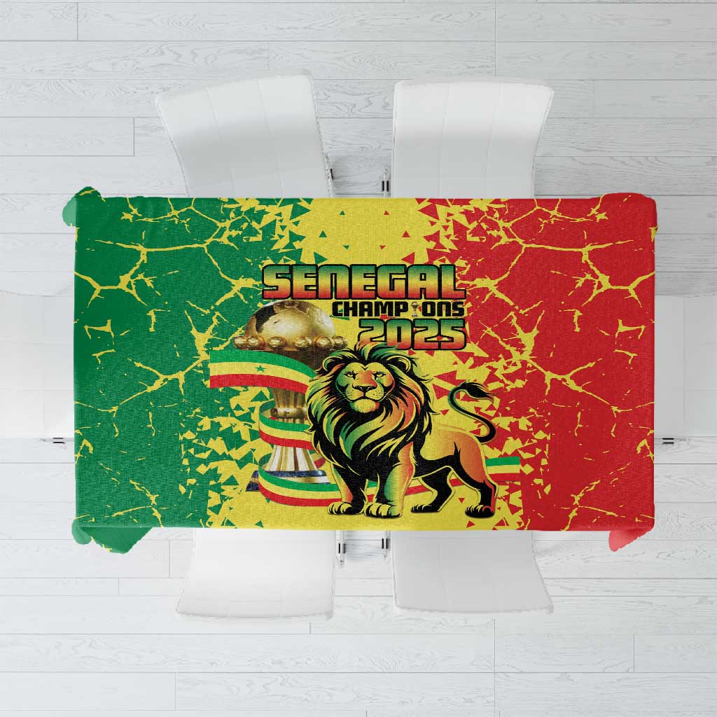 Senegal Football Tablecloth We Are the Champions