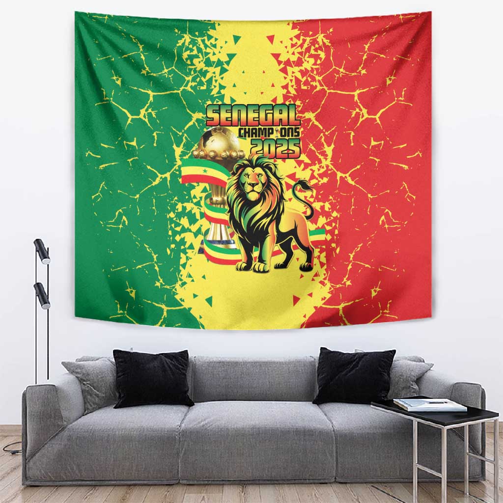 Senegal Football Tapestry We Are the Champions