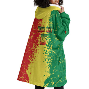 Custom Senegal Football Wearable Blanket Hoodie We Are the Champions