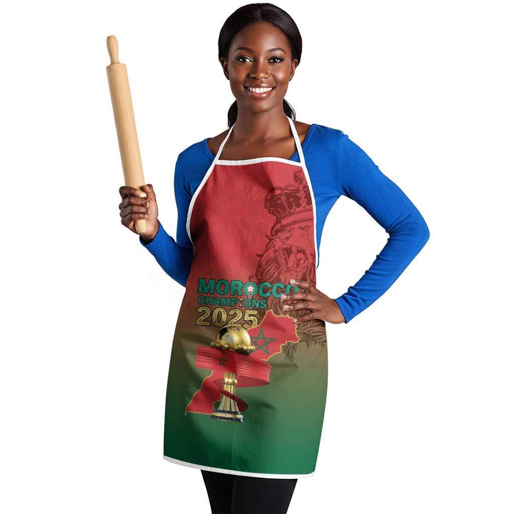 Morocco Football Apron 2025 Victory Is Ours