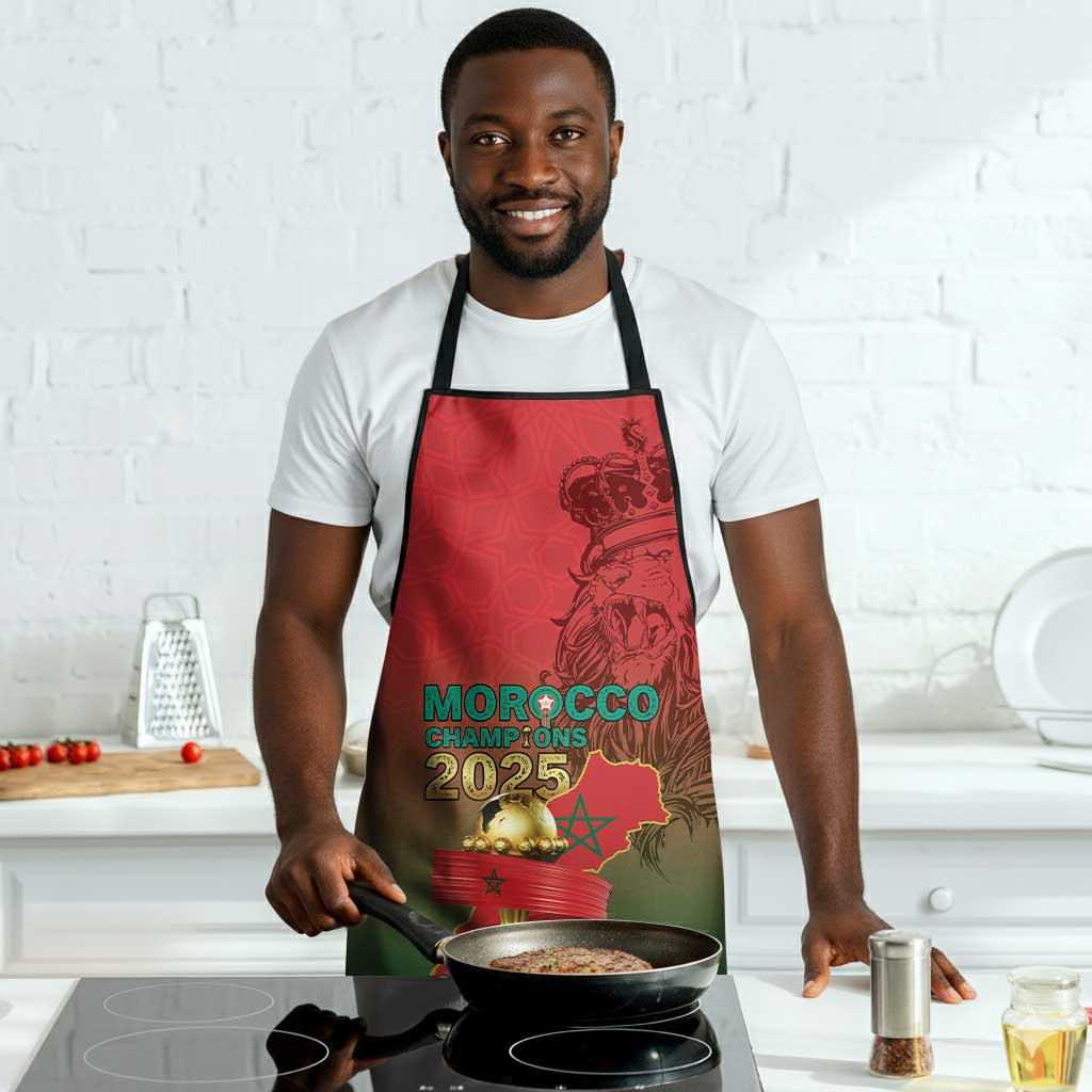 Morocco Football Apron 2025 Victory Is Ours
