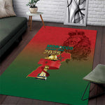 Morocco Football Area Rug 2025 Victory Is Ours