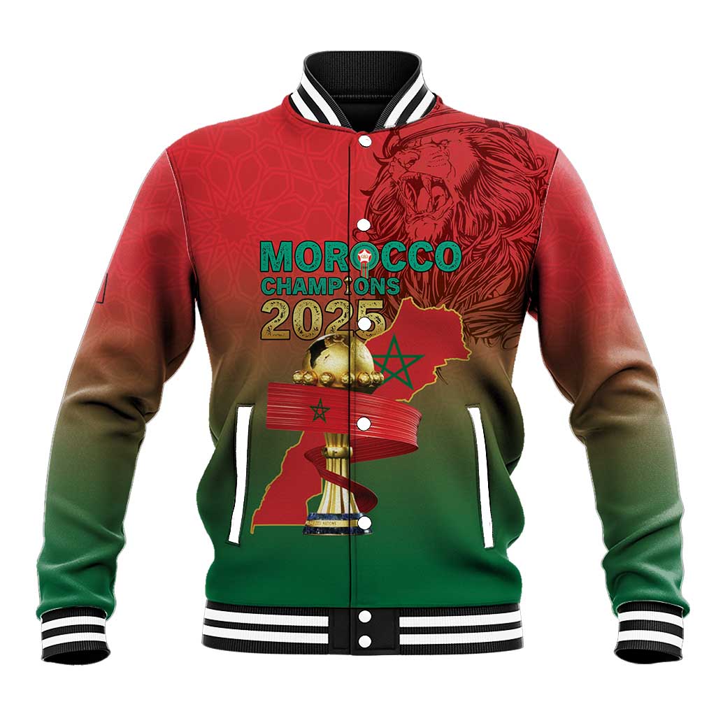Custom Morocco Football Baseball Jacket 2025 Victory Is Ours
