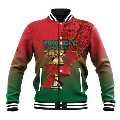 Custom Morocco Football Baseball Jacket 2025 Victory Is Ours