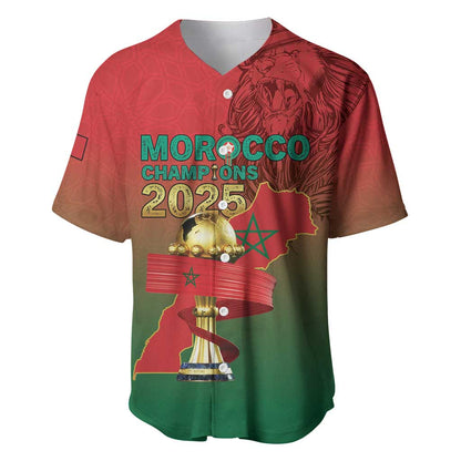 Custom Morocco Football Baseball Jersey 2025 Victory Is Ours