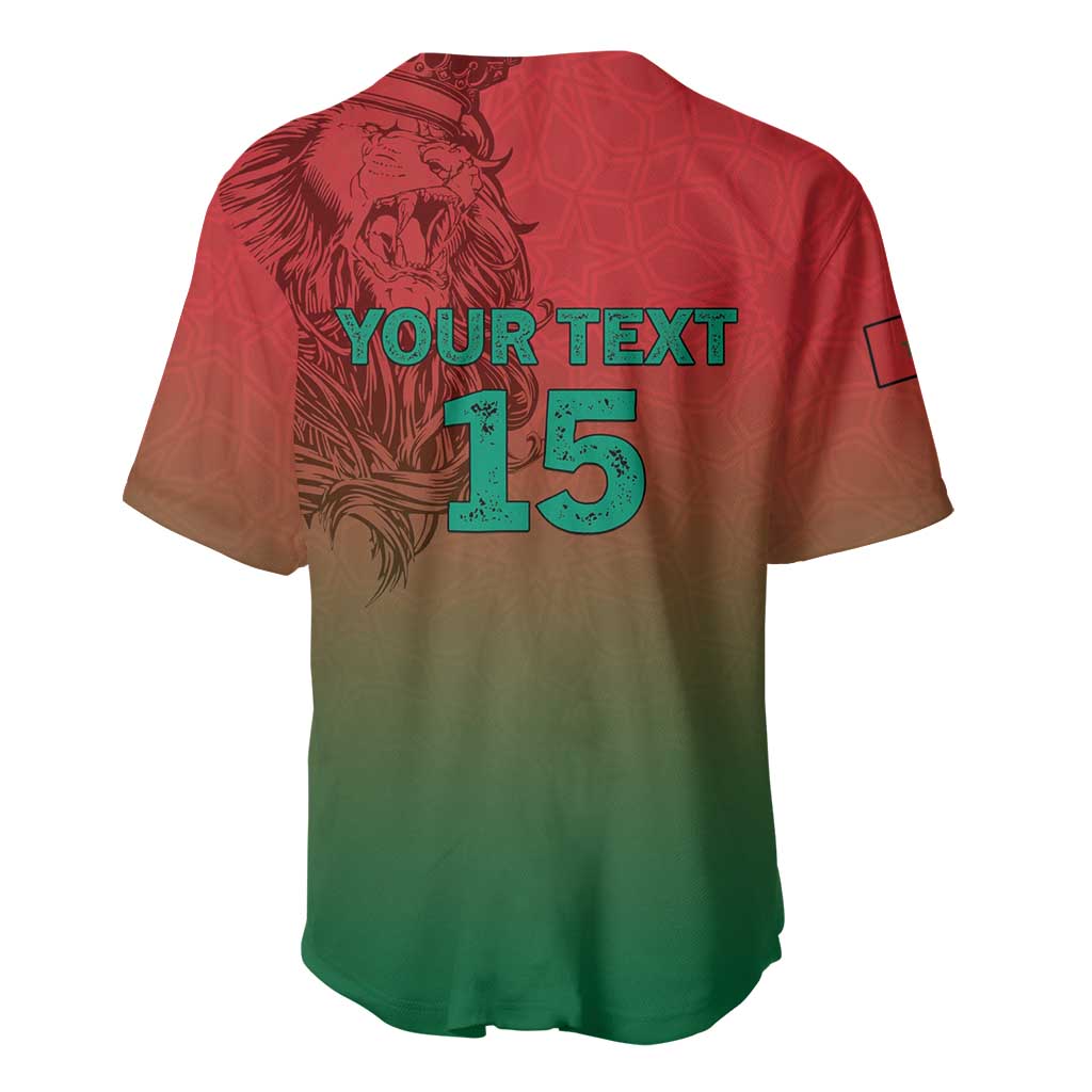 Custom Morocco Football Baseball Jersey 2025 Victory Is Ours
