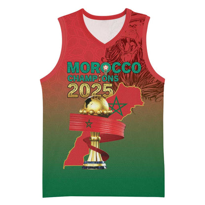 Custom Morocco Football Basketball Jersey 2025 Victory Is Ours