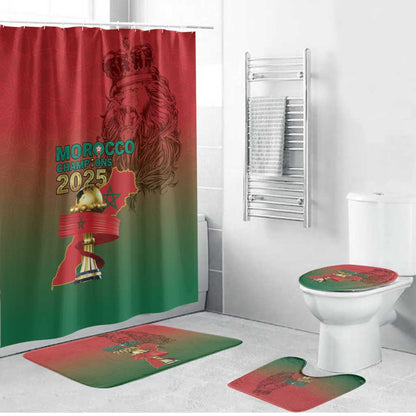 Morocco Football Bathroom Set 2025 Victory Is Ours
