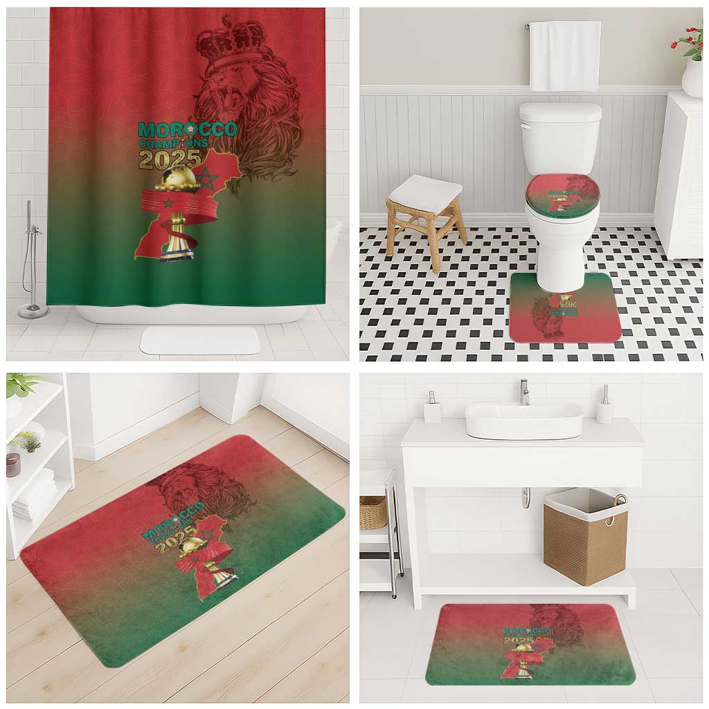 Morocco Football Bathroom Set 2025 Victory Is Ours