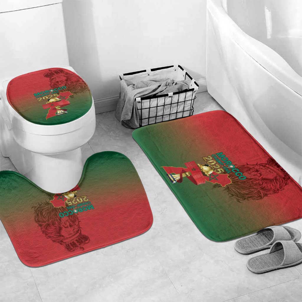 Morocco Football Bathroom Set 2025 Victory Is Ours