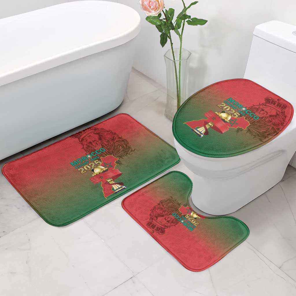 Morocco Football Bathroom Set 2025 Victory Is Ours