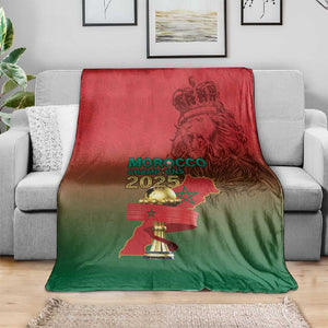 Morocco Football Blanket 2025 Victory Is Ours