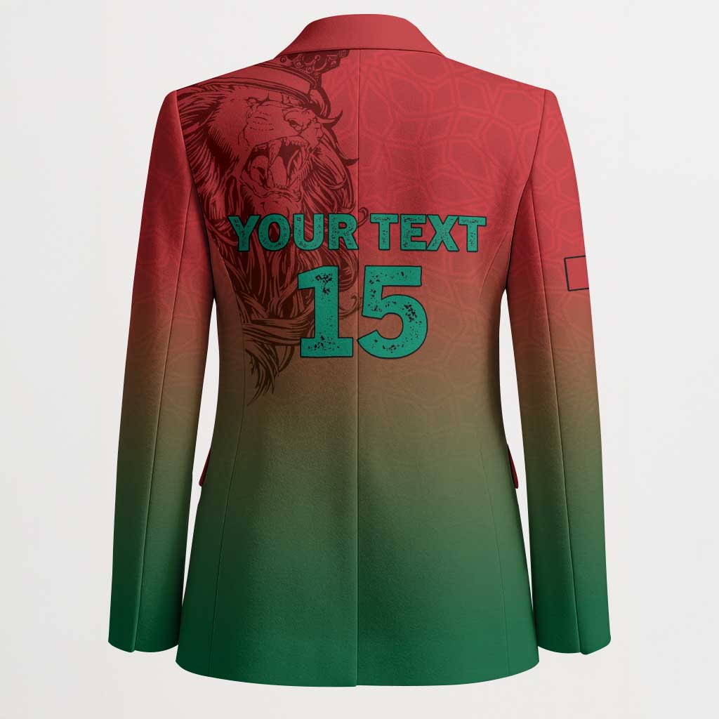 Custom Morocco Football Blazer 2025 Victory Is Ours