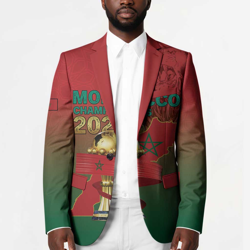 Custom Morocco Football Blazer 2025 Victory Is Ours