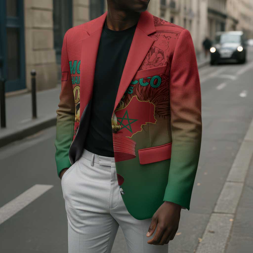 Custom Morocco Football Blazer 2025 Victory Is Ours