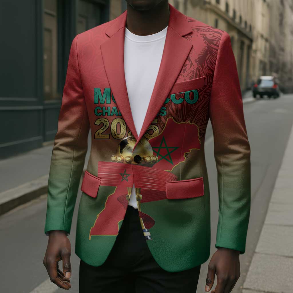 Custom Morocco Football Blazer 2025 Victory Is Ours