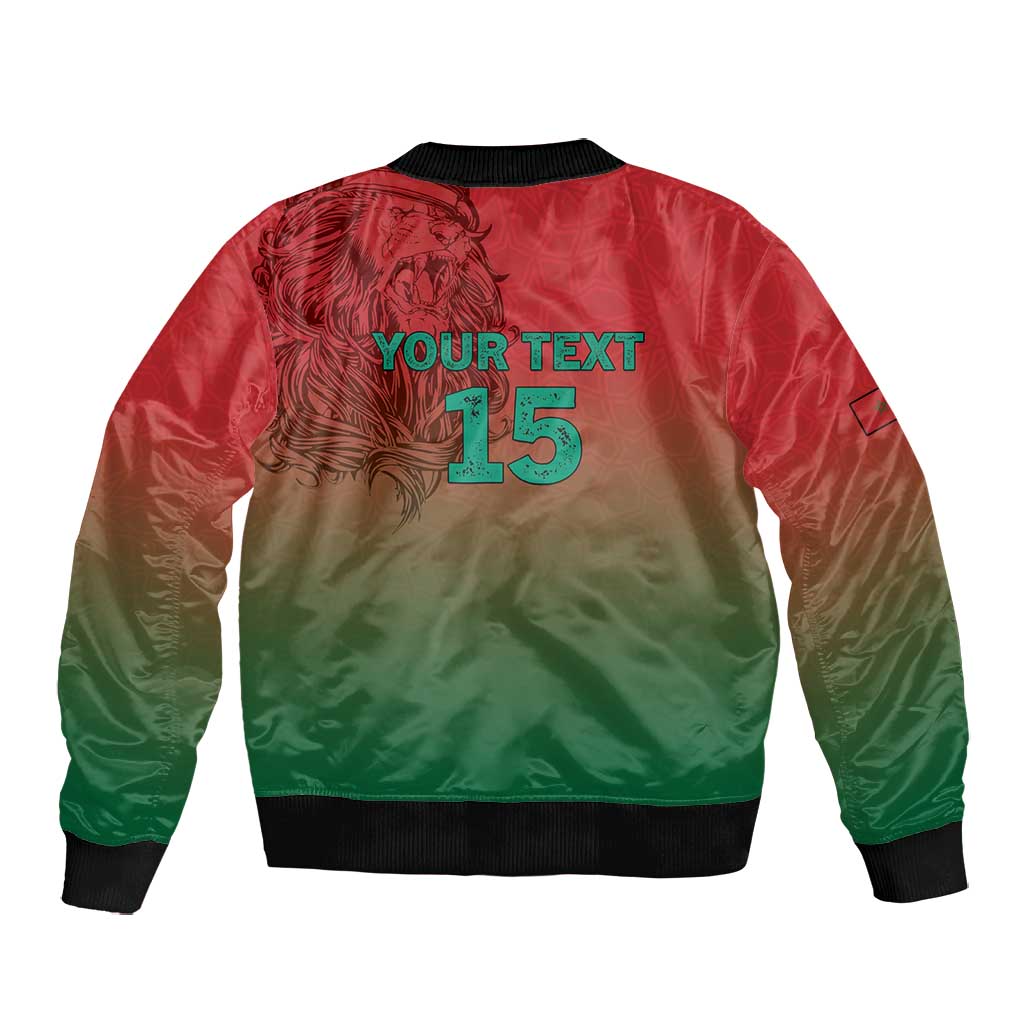 Custom Morocco Football Bomber Jacket 2025 Victory Is Ours