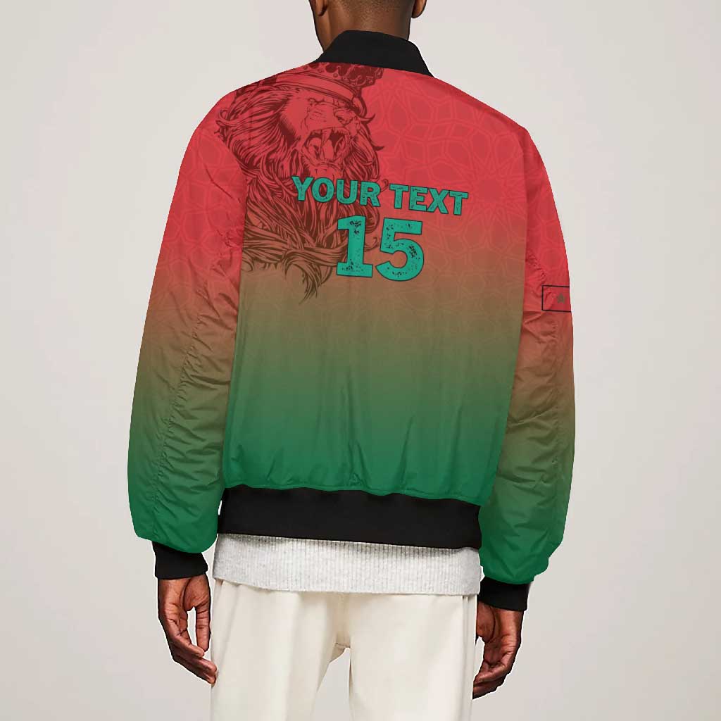 Custom Morocco Football Bomber Jacket 2025 Victory Is Ours