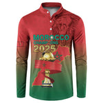 Custom Morocco Football Button Sweatshirt 2026 Victory Is Ours