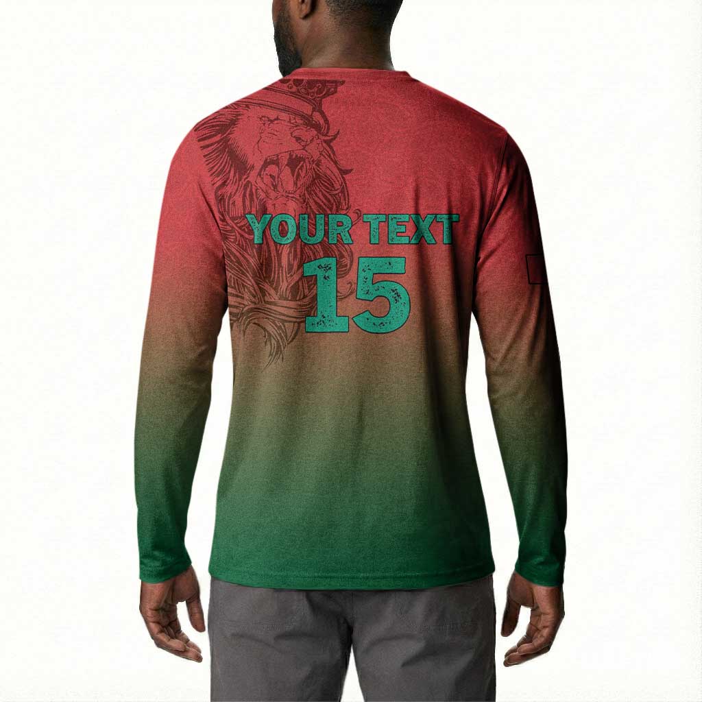Custom Morocco Football Button Sweatshirt 2026 Victory Is Ours