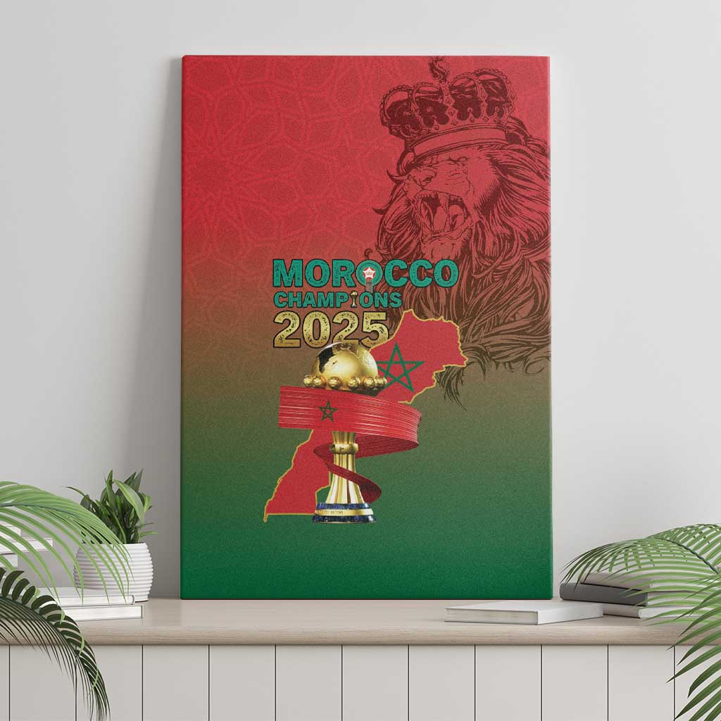 Morocco Football Canvas Wall Art 2025 Victory Is Ours