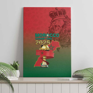 Morocco Football Canvas Wall Art 2025 Victory Is Ours