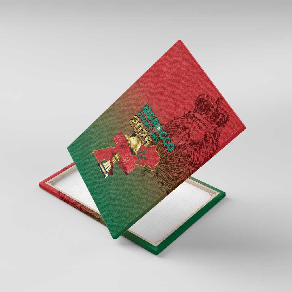 Morocco Football Canvas Wall Art 2025 Victory Is Ours