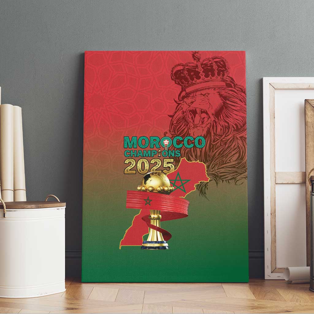 Morocco Football Canvas Wall Art 2025 Victory Is Ours