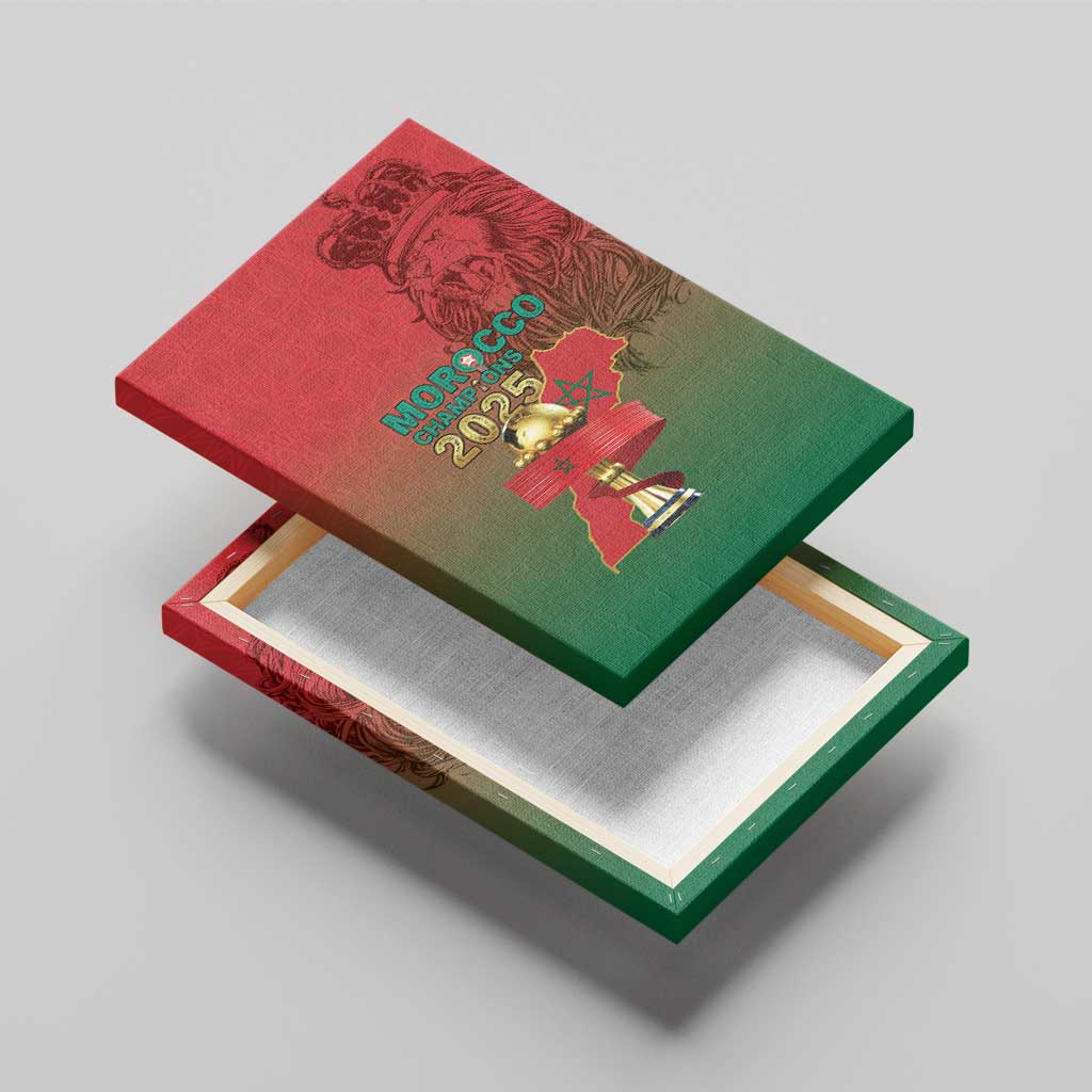 Morocco Football Canvas Wall Art 2025 Victory Is Ours