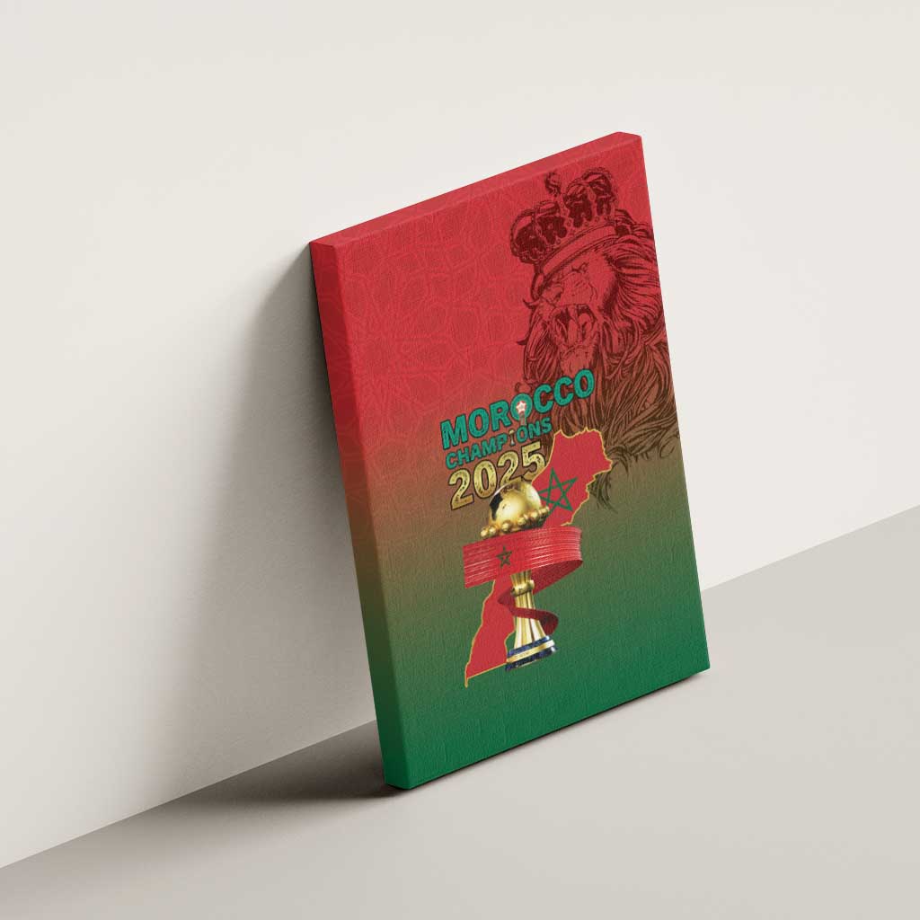 Morocco Football Canvas Wall Art 2025 Victory Is Ours